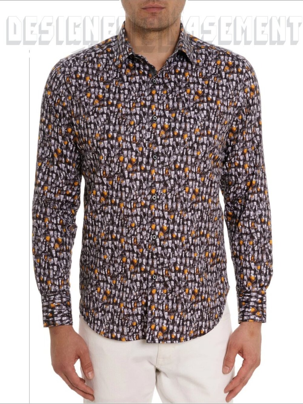 ROBERT GRAHAM BEER BASH LONG SLEEVE BUTTON DOWN SHIRT BIG 2XL NWT